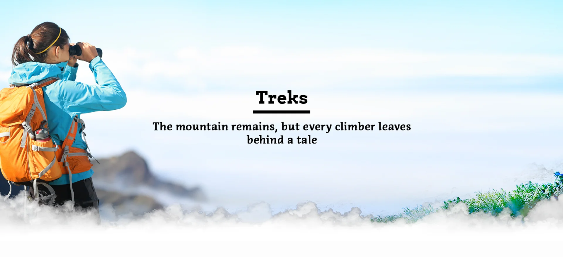 upcoming Treks on Back To basics for Hiking, mountainering, sketching